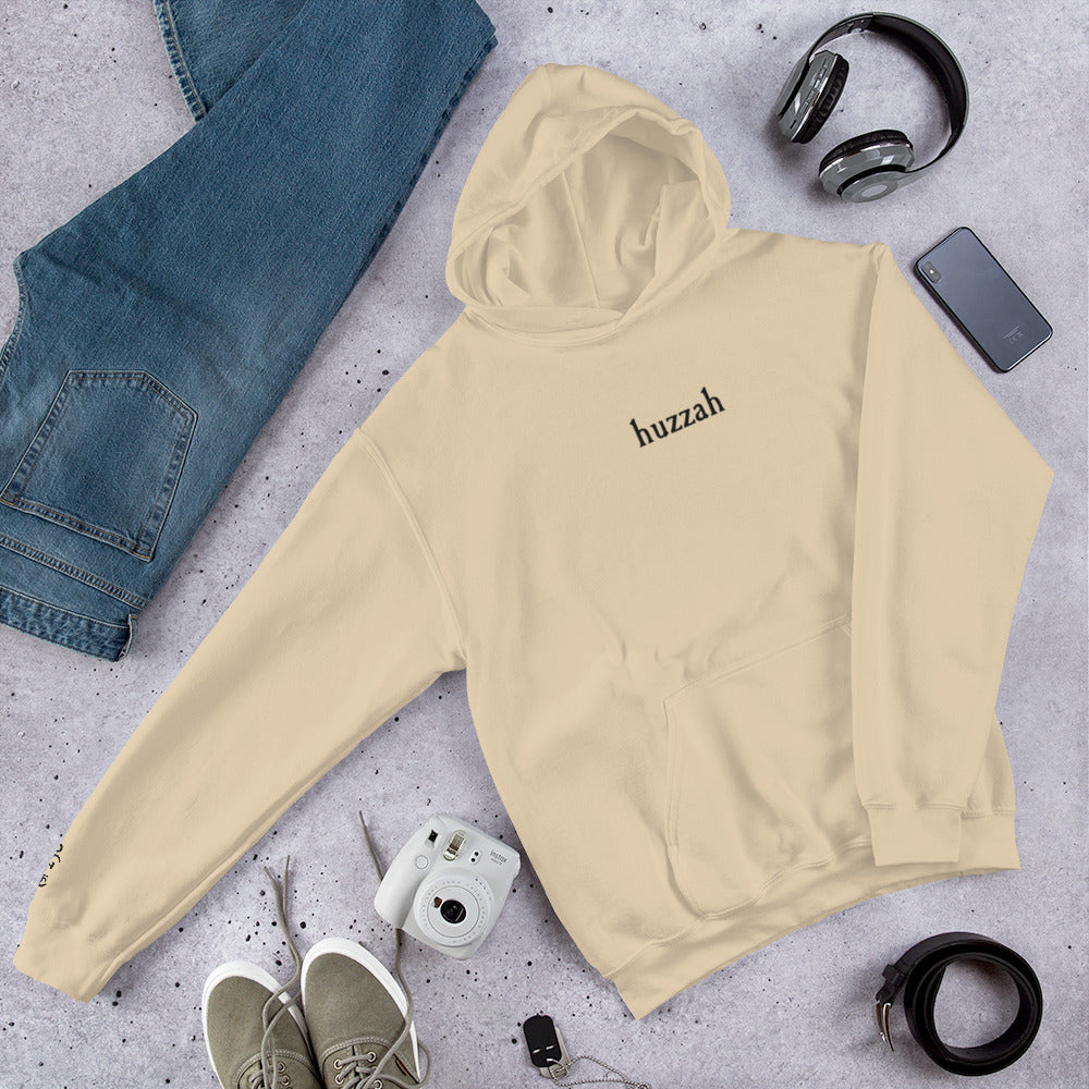 The Official Huzzah Hoodie (parchment)