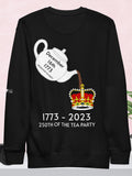 Spill the tea on the King Sweatshirt