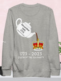 Spill the tea on the King Sweatshirt