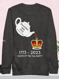 Spill the tea on the King Sweatshirt