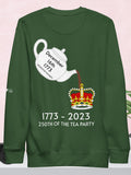 Spill the tea on the King Sweatshirt