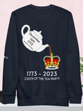 Spill the tea on the King Sweatshirt