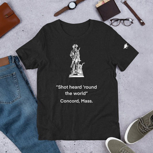 Concord Hymn (w/ statue)
